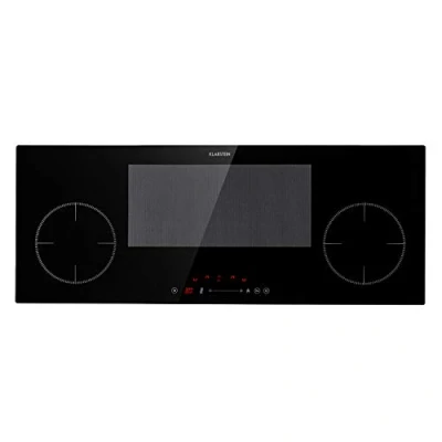 Imagen de Klarstein Placa Induccion Eléctrica 7000W, Vitrocerámica de 4 Fuegos, Placas Cocción Sobremesa, Control Táctil, para Cocinar