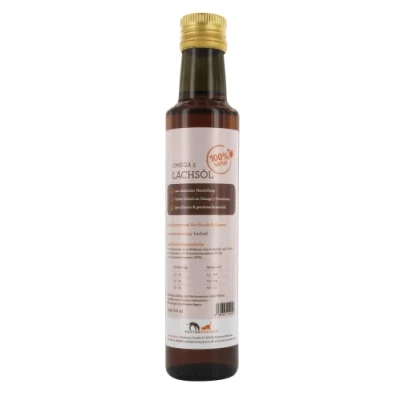 Imagen de Futtermedicus Aceite de salmón Omega 3 Alimento complementario para perros y gatos 250 ml