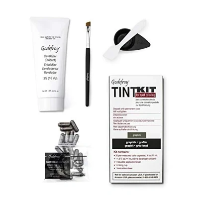Imagen de Godefroy Kit de tinta, color grafito para cejas y barba profesionales