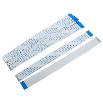 Imagen de sourcing map 10pcs 0,5 mm de paso 36 Pin AWM 20624 80C 60V cable plano flexible FFC FPC 200mm