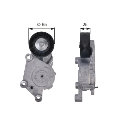 Imagen de GATES FleetRunner Micro V Kit T39125 Polea Tensora CITROËN: C4 Picasso 1, Berlingo II, I Grand