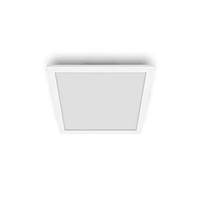 Imagen de Philips Plafón Tuch Ceiling, lámpara LED de techo funcional, color blanco, luz blanca cálida regulable, 27K 12W