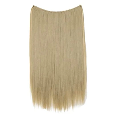 Imagen de CAISHA 50cm 1 Trama Extensión Con Banda Elástica De Cabello Postizo Liso Resistente Al Calor Rubio E113
