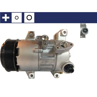 Imagen de MAHLE ORIGINAL ACP 975 000S Compresor de Aire Acondicionado 5SE12C 12 PAG 46 R 134 a con junta anular TOYOTA: Auris Hatchback, RAV4 III SUV