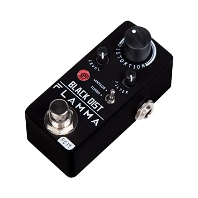 Imagen de FLAMMA FC19 pedal de distorsión para guitarra eléctrica, efectos con tono vintage cálido True Bypass