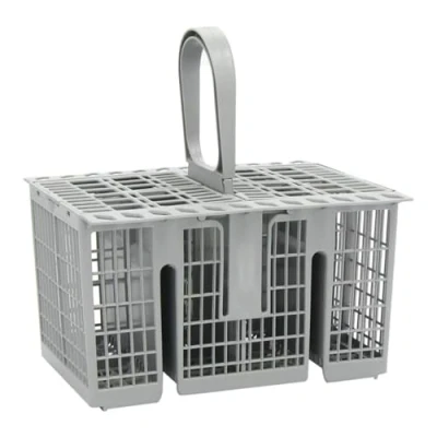 Imagen de DL SERVICE Cesta para lavavajillas cubiertos compatible con Indesit, Ariston, Hotpoint, De Cubertería Universal 12 x 16 21 cm