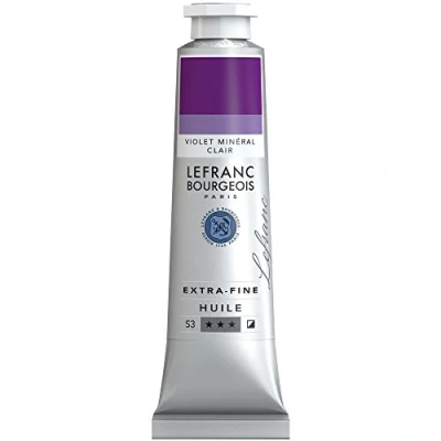 Imagen de Lefranc Bourgeois Óleo Extra Fino 40ml Tubo de pintura, Violeta mineral Claro