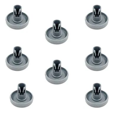 Imagen de ELECTROTODO Rueda Paquete de 8 para cesto inferior compatible con lavavajillas AEG Zanussi Electrolux