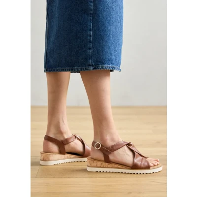 Imagen de Gabor sandalias de cuña, mujer, Camel 53, 40.5 EU