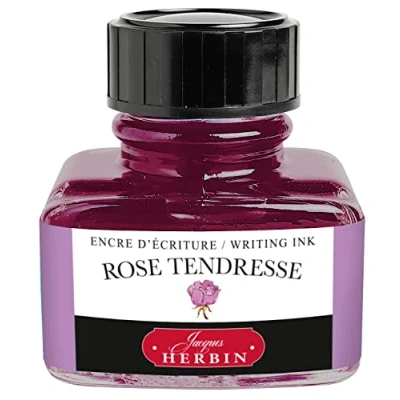 Imagen de J.Herbin 13061T Un Bote de Tinta para Plumas Estilográficas y Rollerball, 30 ml, (lila) Rose Tendresse