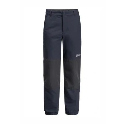 Imagen de Jack Wolfskin Rascal Pantalones montañeros largos para niños, Talla: 16a, Night blue