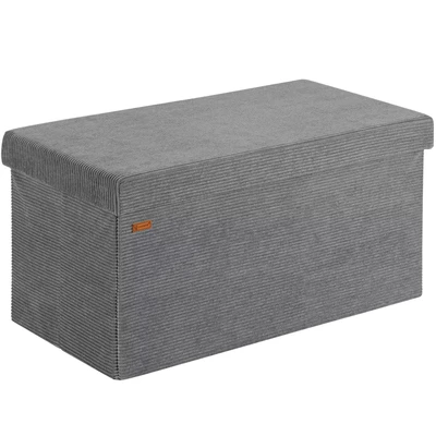 Imagen de Banco cordón antracita 76x38x38cm MDF plegable