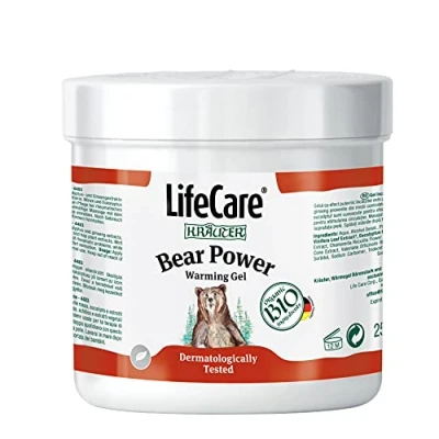 Imagen de Gel de calentamiento antirreumático Bear Power con hierbas BIO, 250 ml