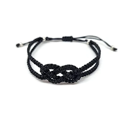 Imagen de MYSTIC JEWELS Pulsera Kabbalah de Hilo, nudo concéntrico, protección Mal Ojo, Buena Suerte, Good Luck (ROJA)