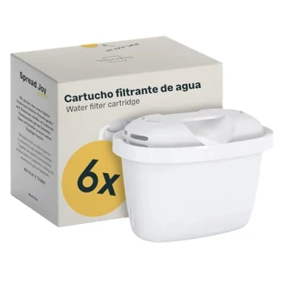 Imagen de SILBERTHAL Set 6 filtros agua Cartuchos filtrantes de Recambio jarra compatibles brita