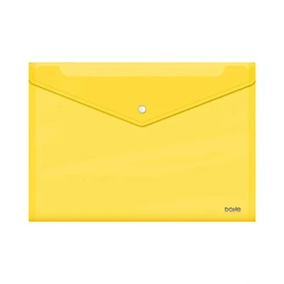 Imagen de Carpeta dohe dossier broche polipropileno 150 mc folio amarillo transparente