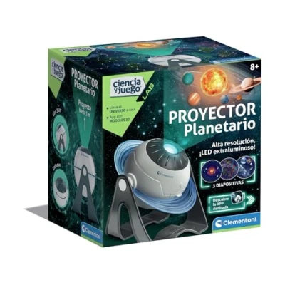 Imagen de Clementoni Proyector Espacial Planetario Interactivo Aprende Astronomia en tu Habitacion App con Realidad Aumentada y Curiosidades del Sistema Solar Niños a Partir de 8 Años 55564