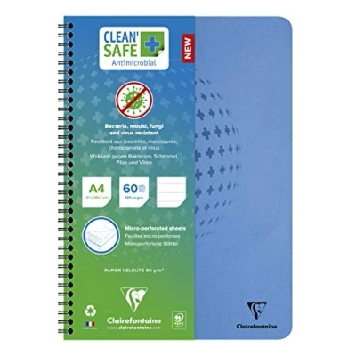 Imagen de Clairefontaine 82146C Cuaderno de espiral (21 x 29,7 cm), color blanco