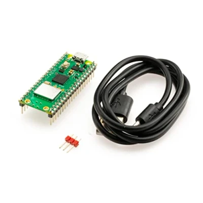 Imagen de SEENGREAT Raspberry Pi Pico WH Tablero de doble núcleo ARM Cortex M0+ CYW43439 con chip inalámbrico, basado en frambuesa RP2040, cabezal presoldado (código color)