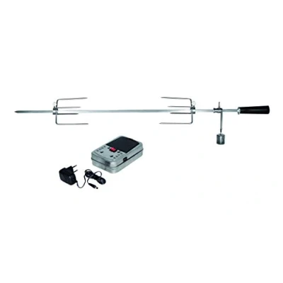 Imagen de Enders Espetos de acero inoxidable para barbacoas gas Brooklyn Next 2 + 3 Set pinchos barbacoa con motor y garras pollo como giratorios #7911