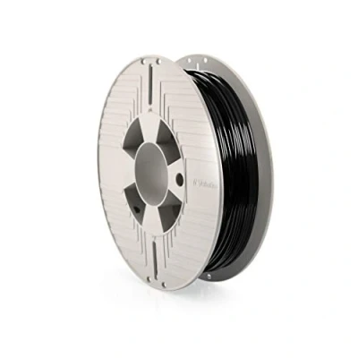 Imagen de VERBATIM Tefabloc filamento TPE impresión 3D 2,85mm 500g elastómero de poliéster termoplástico alto rendimiento para extrusión material impresora y bolígrafo negro