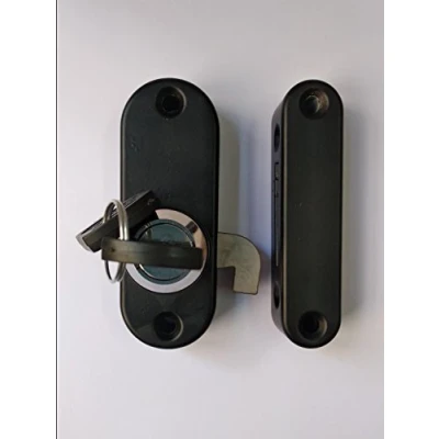 Imagen de CERRADURA VENTANAS MOD &quot;FRAME&quot; SIST ABATIBLES Y CORREDEROS (NEGRO)