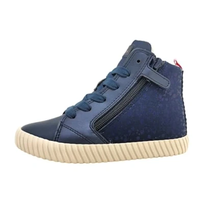 Imagen de Geox J MIRROLESS Girl A, Zapatillas, Azul, 24 EU