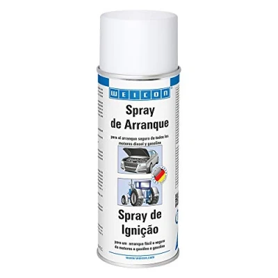 Imagen de WEICON Spray de Arranque 400 ml Para motores diesel y gasolina Transparente