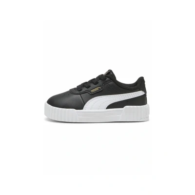 Imagen de PUMA Carina 3.0 Sneakers Toddler, Calzado, Negro/Blanco/Dorado, 19