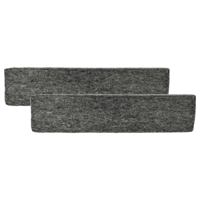 Imagen de vhbw 2x filtro de carbón activado compatible con Miele DA 6708 D/EDST, 6700 D/OBSW, D/BRWS campanas cocina 42,5 x 9,7 1,9 cm