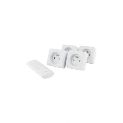 Imagen de Kit de 4 mini enchufes On/Off + mando a distancia