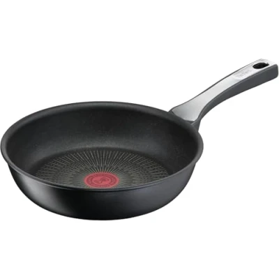 Imagen de Tefal Unlimited On Sartén 24 cm con revestimiento resistente, thermo signal, apta para gas, vitrocerámica, eléctricas e inducción, forma profunda