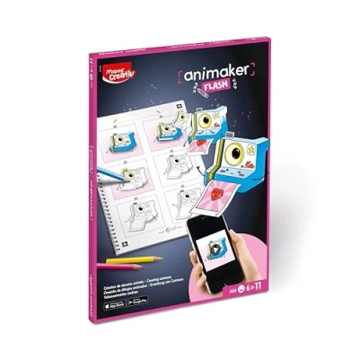 Imagen de Maped ANIMAKER FLASH Kit Creación de Caricaturas POETIC Impulsa la Creatividad