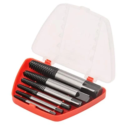 Imagen de Juego de Extractor Tornillos 6 Uds, Acero, Tornillos, Kit Pelados Pernos Rotos (1#)