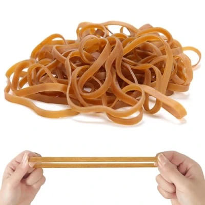 Imagen de Gomas Elasticas Ancho 150mm*6mm,50 Piezas Papeleria,Goma Elastica,Bandas de goma,Resistente al Desgarro,Duradero,Reutilizable,para Hogar,Oficina,Escuela,Diámetro 102 mm