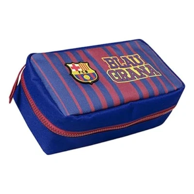 Imagen de FC Barcelona Estuche 3 en 1 Juvenil, Poliéster, Portatodo con Cremallera, Multicolor, Producto Oficial (CyP Brands)