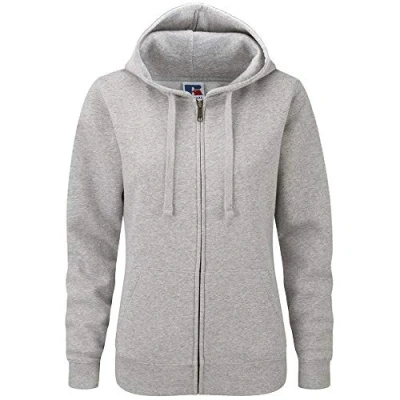 Imagen de Russell Sudadera con Cremallera y Capucha Modelo Authentic Hombre/Caballero Deporte/Gimnasio/Running (L) (Oxford Claro)