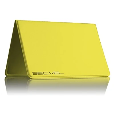 Imagen de Funda protectora patentada para 4 tarjetas RFID NFC y bloqueador de campo magnético Organizador tarjeta crédito, identificación Protección datos al 100 % comprobada por CTC/advanced (miembro RW TÜV Group) Yell