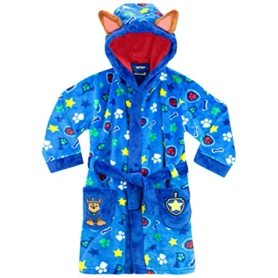 Imagen de Paw Patrol Albornoz Niños Bata La Patrulla Canina Para Chase Azul 2 3 Años
