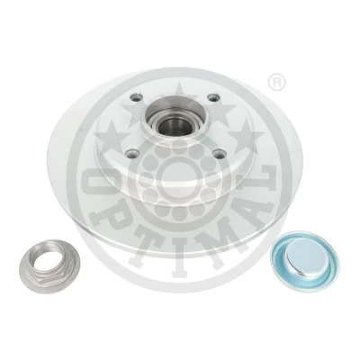 Imagen de OPTIMAL 602883BS1 Disco de freno Eje trasero 249 9 4/4 108 macizo revestido con cojinete rueda incorporado, sensor ABS incorporado