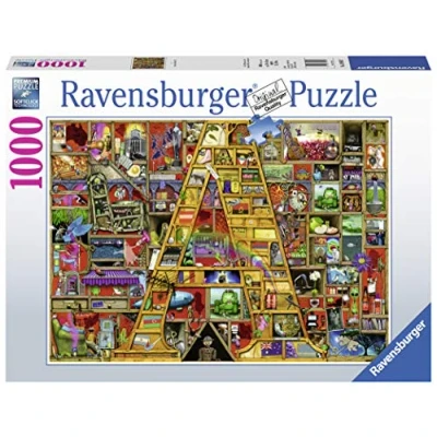 Imagen de Ravensburger Puzzle: Abecedario A, Puzzle 1000 Piezas, Puzzles para Adultos, Piezas Pegamento Enmarcar Puzzles, Rompecabezas Pasatiempos Adultos 70x50cm