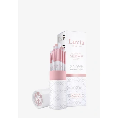 Imagen de Set de pinceles maquillaje Luvia, All Eye Want Set, ojos, 8 cosméticos veganos, para un difuminado y aplicación perfectos