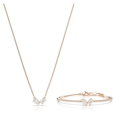 Imagen de Swarovski Mesmera SET Pulsera White/rose goldcoloured shiny, Mujer, Talla: One Size, gold coloured shiny