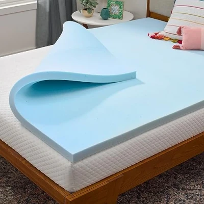 Imagen de LINENSPA 2 Inch Gel Infused Memory Foam Mattress Topper, Twin