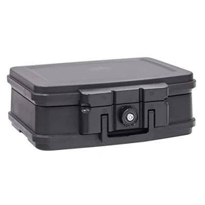 Imagen de ARREGUI MT1104 Caja Fuerte Ignífuga con Llave, para Documentos Resistente al Fuego e Impermeable, de Seguridad Portátil, Maletín Ignífugo Documentos, Certificada, Tamaño DIN A4, Negro