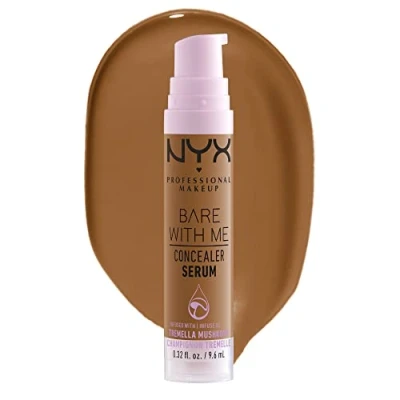 Imagen de NYX Professional Makeup Bare With Me Serum Corrector, Natural, Cobertura Media, Camel, 9,6ml