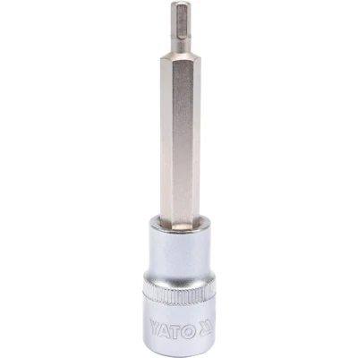 Imagen de YATO YT 04391 Piezas insertables de llave cubo DIN3120 5mm Acero cromo vanadio, para herramientas