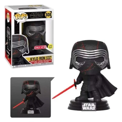 Imagen de Funko Star Wars Pop N 308 Kylo REN Sup. Edición Especial líder GITD