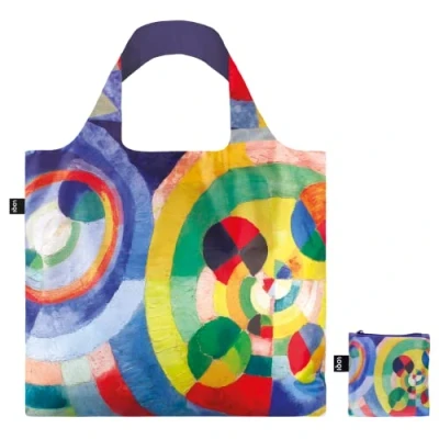 Imagen de LOQI Bolsa Pierre Robert Delaunay Circular Forms, Multicolor, 50x42cms
