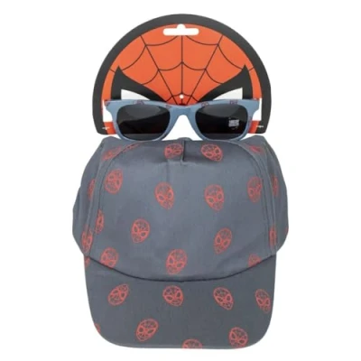 Imagen de CERDÁ LIFE&#039;S LITTLE MOMENTS Set Gorra y Gafas de Sol Spiderman, Multicolor, Estándar Unisex niños